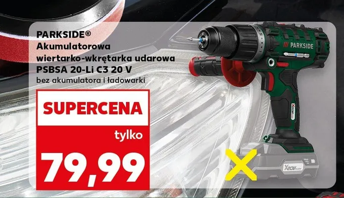 Wiertarko-wkrętarka udarowa PSBSA 20-Li C3 promocja w Kaufland