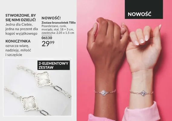 Zestaw bransoletek Tillie promocja w AVON