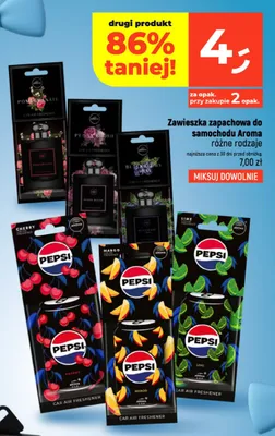 Zawieszka zapachowa do samochodu Aroma Pepsi Cherry promocja w Dealz