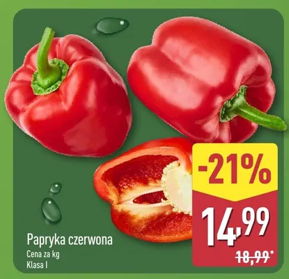 Papryka czerwona Aldi promocja w Aldi