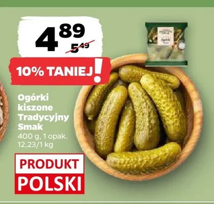 Ogórki kiszone Tradycyjny Smak promocja w Netto
