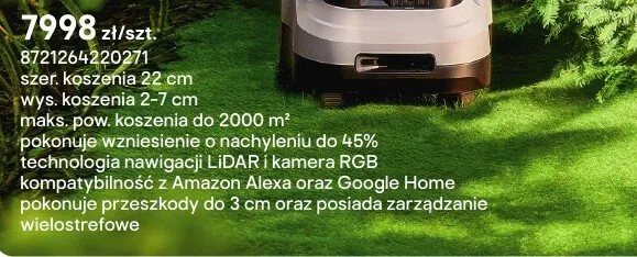 Robot koszący Navimow i215E LiDAR EU promocja w Castorama