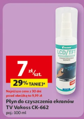 Płyn do czyszczenia ekranów TV Vakoss CK-662 promocja w Auchan