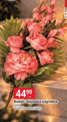 Bukiet-wiązanka nagrobna Goliat 69 cm promocja w Leclerc