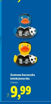 Gumowa kaczuszka kolekcjonerska promocja w Lidl