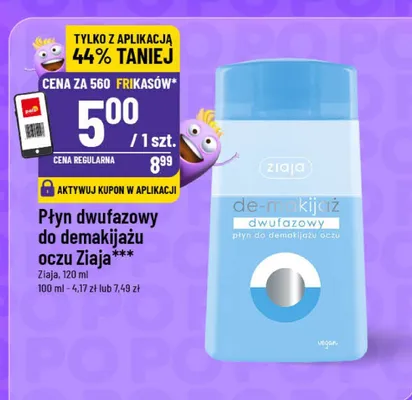 Płyn dwufazowy do demakijażu oczu  promocja w POLOmarket