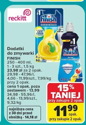 Sól do zmywarki Finish promocja w Carrefour