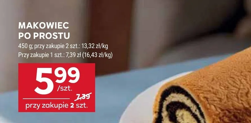 Makowiec po prostu promocja w Stokrotka