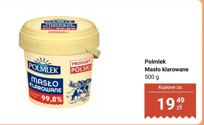Masło klarowane promocja w Dino