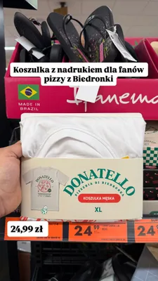 Koszulka męska Donatello Pizzeria di Biedronka promocja w Biedronka