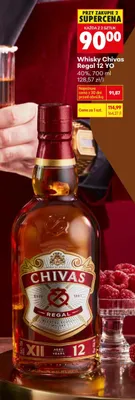 Whisky Regal 12 YO promocja w Biedronka