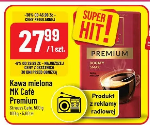 Kawa mielona Premium promocja w POLOmarket