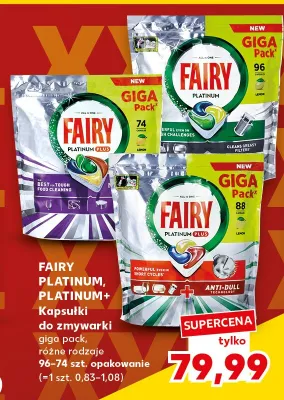 Kapsułki do zmywarki Fairy Platinum promocja w Kaufland
