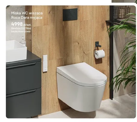Miska WC wisząca Roca Dara myjąca promocja w Castorama