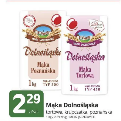 Mąka Dolnośląska Tortowa typ 450 promocja w Marketvita