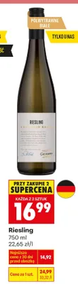 Wino Riesling La Res promocja w Biedronka