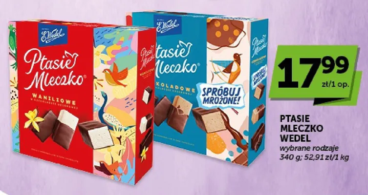 Ptasie Mleczko Waniliowe E.Wedel promocja w ABC