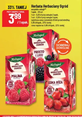 Herbata Herbaciany Ogród malina Herbapol promocja w POLOmarket