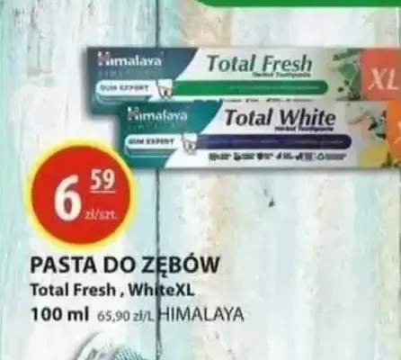 Pasta do zębów Total Fresh, WhiteXL promocja w Zielony Koszyk