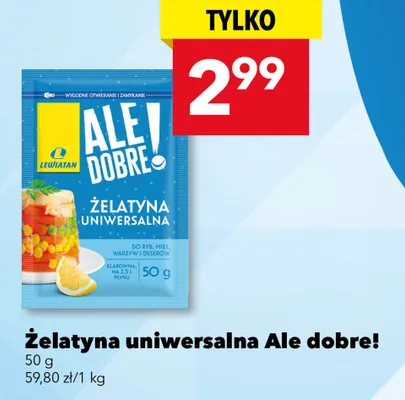 Żelatyna uniwersalna promocja w LEWIATAN