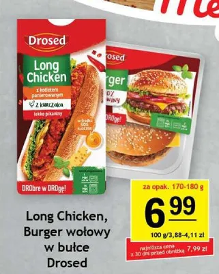 Long Chicken w bułce Drosed promocja w Gram Market