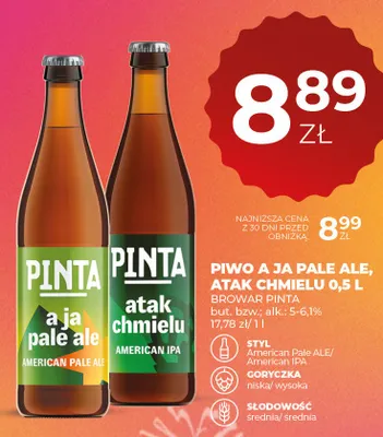 Piwo a ja pale ale promocja w Duży Ben