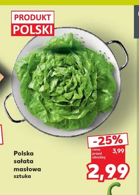 Sałata masłowa polska promocja w Kaufland
