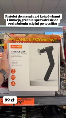 Pistolet do masażu Hykker promocja w Biedronka