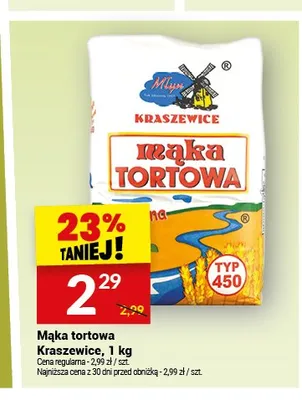 Mąka tortowa Kraszewice promocja w Twój Market