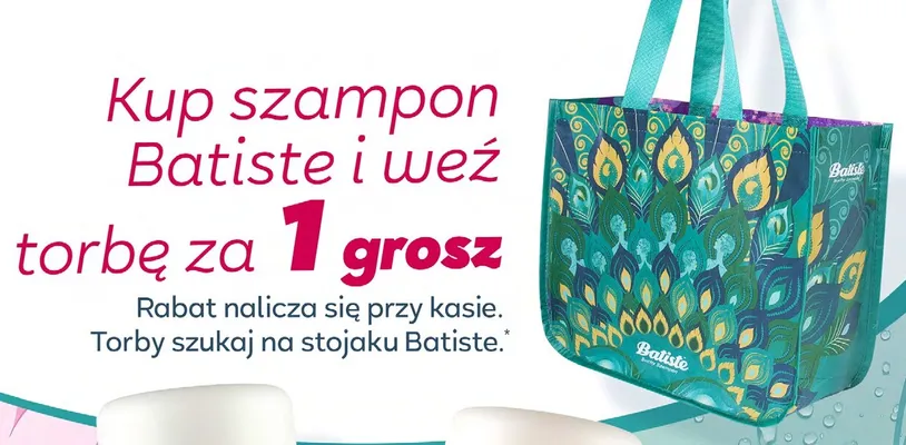 Torba zakupowa Batiste promocja w Stokrotka