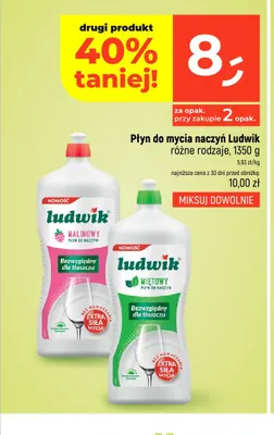 Płyn do mycia naczyń Ludwik malinowy promocja w Dealz