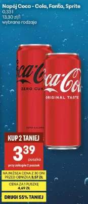 Cola promocja w Delikatesy Centrum