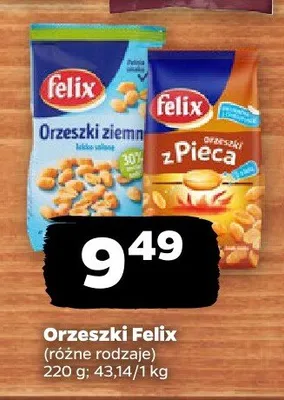 Orzeszki (różne rodzaje) Felix promocja w Netto