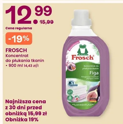 Płyn do płukania tkanin promocja w Frisco