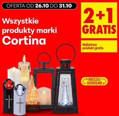 Produkty marki Cortina promocja w Biedronka
