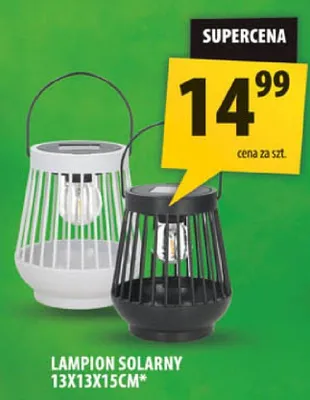 Lampion solarny 13x13x15cm* promocja w Arhelan
