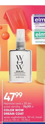 Spray wygładzający Color Wow Dream Coat promocja w Super-Pharm