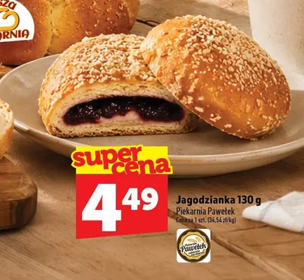 Jagodzianka Piekarnia Pawełek promocja w TOPAZ