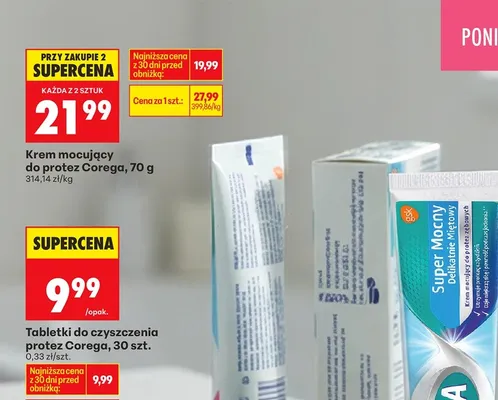 Krem mocujący do protez promocja w Biedronka