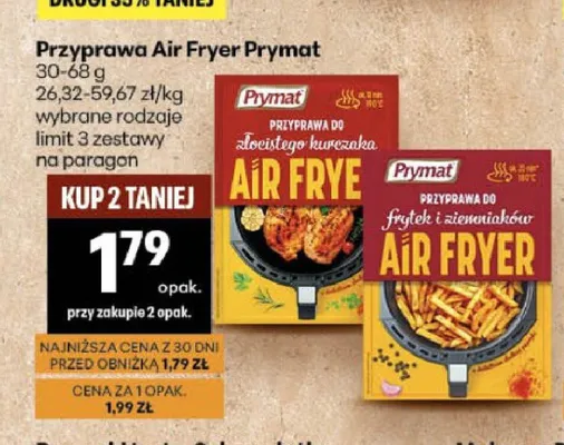 Przyprawa do złocistego kurczaka Air Fryer Prymat promocja w Delikatesy Centrum