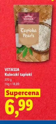 Kuleczki tapioki Vitasia promocja w Lidl