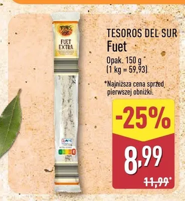 Fuet Tesoros del Sur promocja w Aldi