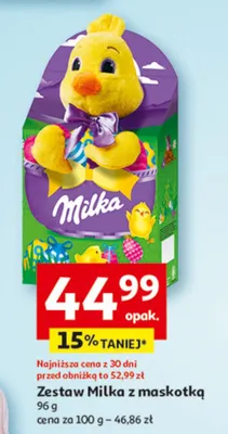 Zestaw Milka z maskotką promocja w Auchan