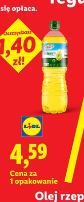 Olej rzepakowy Wyśmienity promocja w Lidl