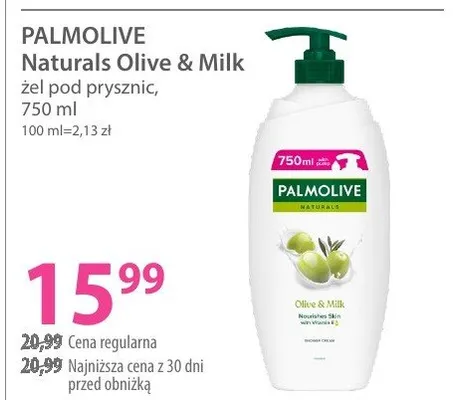 Żel pod prysznic PALMOLIVE Naturals Olive & Milk żel pod prysznic promocja w Hebe