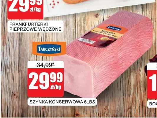 Szynka Konserwowa Tarczyński 6LBS promocja w Bingo