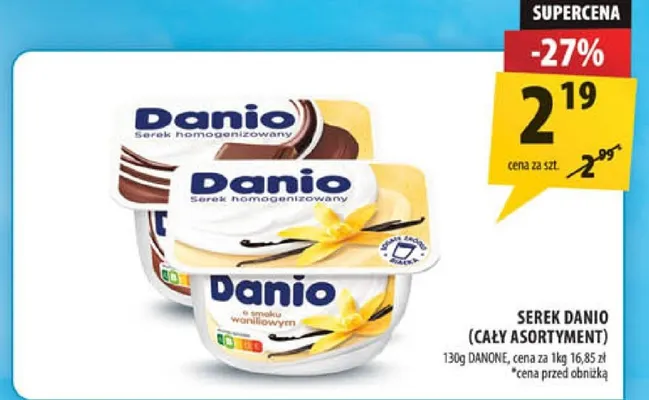 Serek Danio promocja w Arhelan