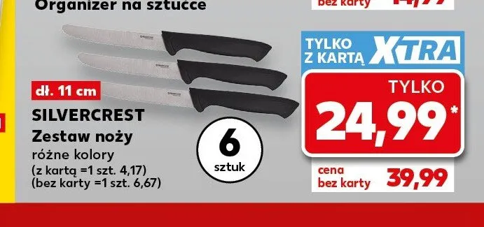 Zestaw noży Silvercrest promocja w Kaufland