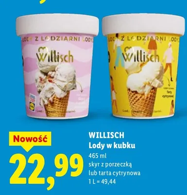 Lody w kubku promocja w Lidl