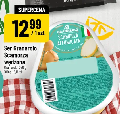 Ser Granarolo Scamorza wędzona promocja w POLOmarket